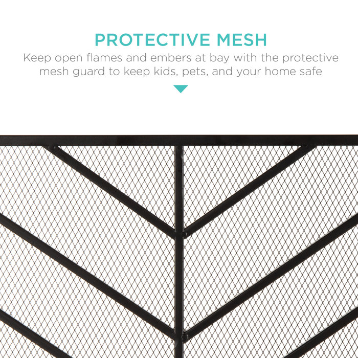 Oliver Hewish Iron Fireplace Screen & Reviews Wayfair